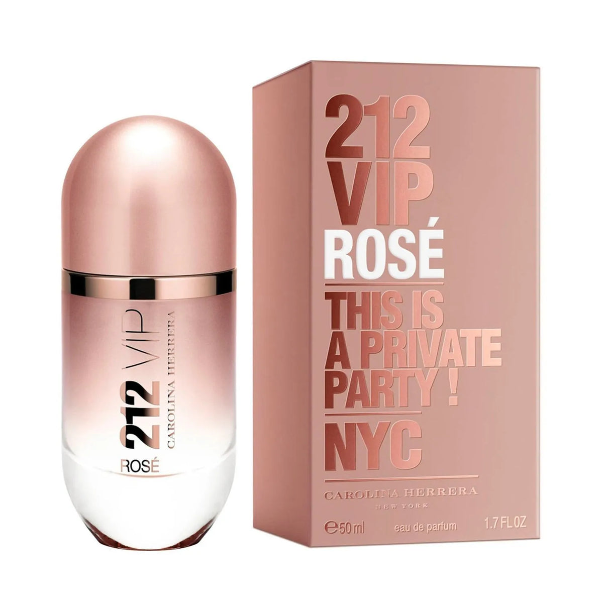 Carolina Herrera 212 VIP Rosé Eau de Parfum 50 ml con caja