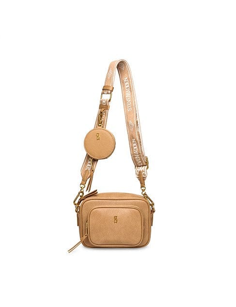 Bolso Steve Madden Blillite Chocolate y dorado