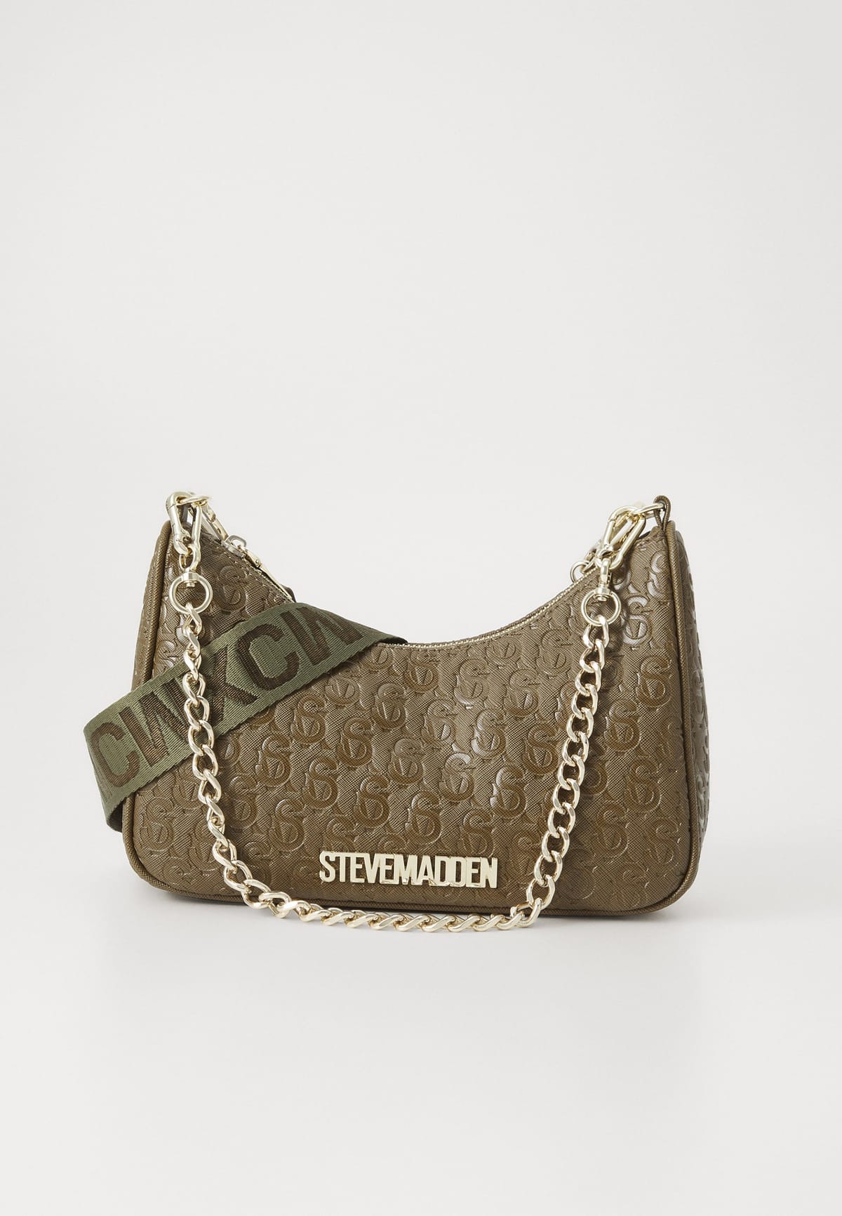 Bolso Steve Madden Bvice-E Oliva y dorado