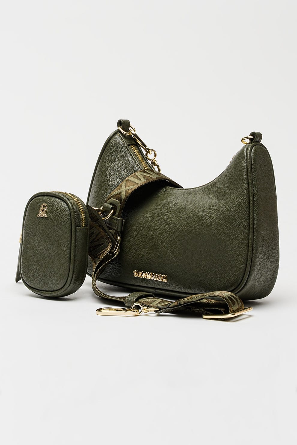 Bolso Steve Madden Bhabit Oliva y dorado