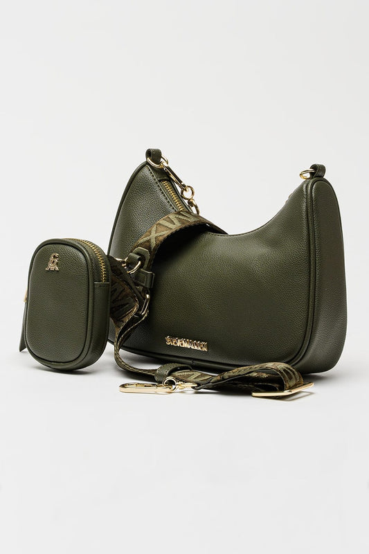 Bolso Steve Madden Bhabit Oliva y dorado