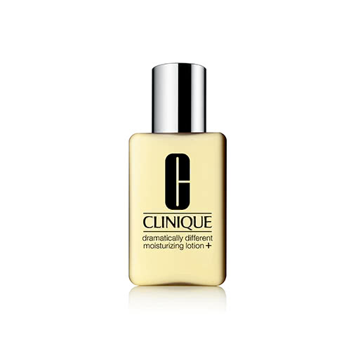 Clinique Dramatically Different Moisturizing Lotion+ 125 ml sobre fondo blanco